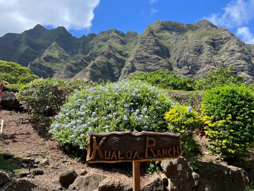 ハワイ　オアフ島　クアロアランチ